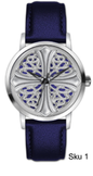 Mens Leather Band Watch  - 10372-LB