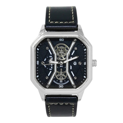 Mens Leather Band Watch  - 10375-LB
