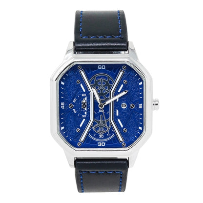 Mens Leather Band Watch  - 10375-LB