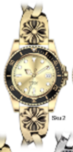 Mens Metal Band Watch  - 10204-MB