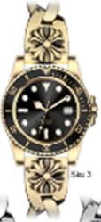 Mens Metal Band Watch  - 10204-MB