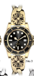 Mens Metal Band Watch  - 10204-MB
