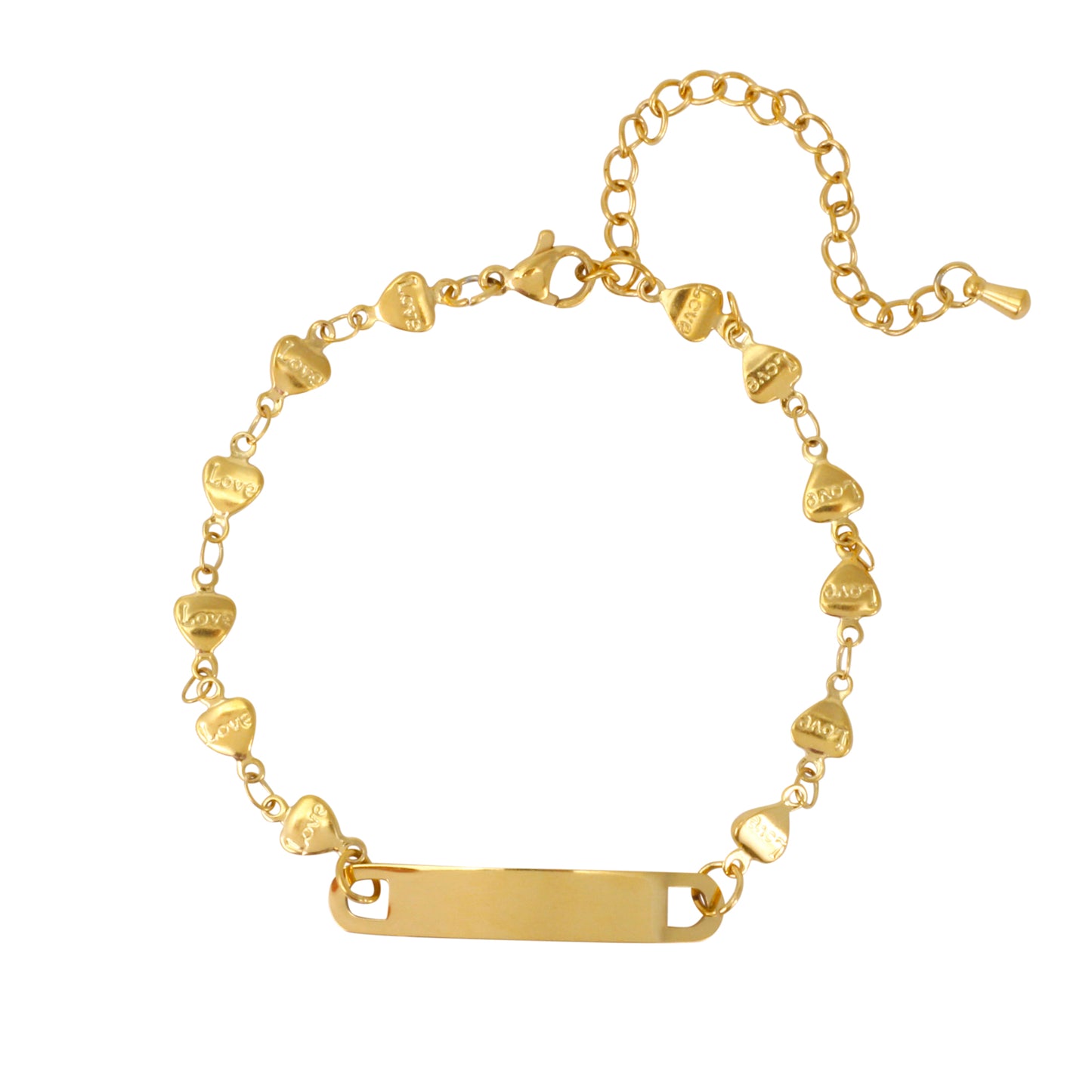 Heart Link Bracelet - NBR-114