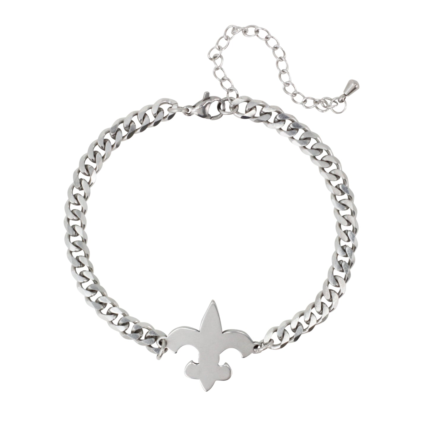 Fleur De Lis Charm Bracelet - NBR-123