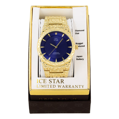 Classic Nugget Diamond Boxed Watch - NGD-8364