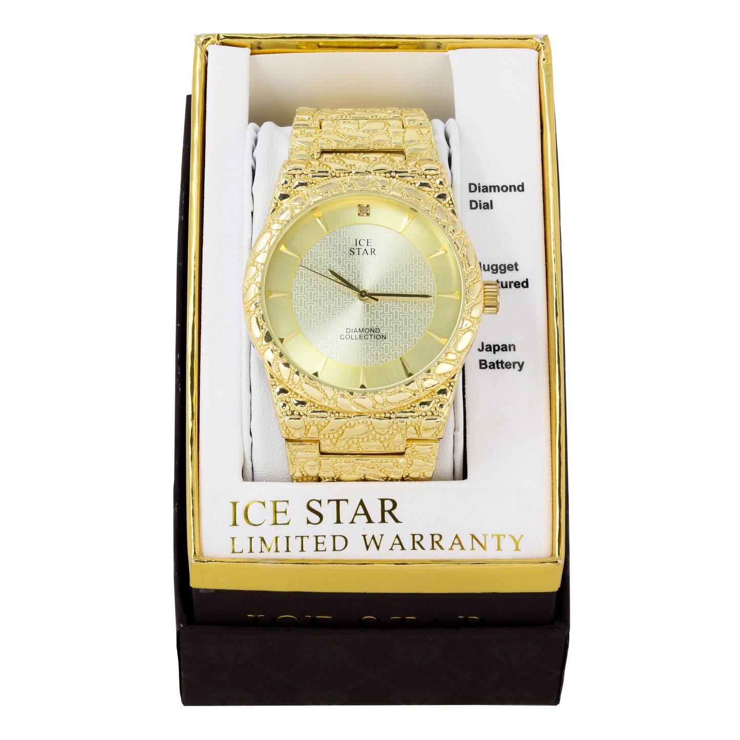 Classic Nugget Diamond Boxed Watch - NGD-8364