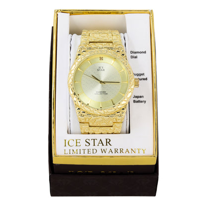 Classic Nugget Diamond Boxed Watch - NGD-8364