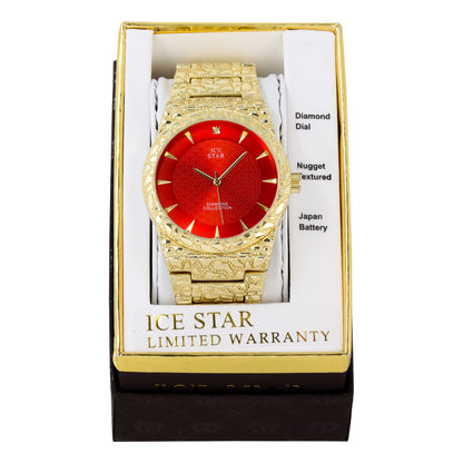 Classic Nugget Diamond Boxed Watch - NGD-8364