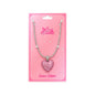 Ladies Bling Flash Out Chain RT1-301 SP — SILVER/PINK on display card
