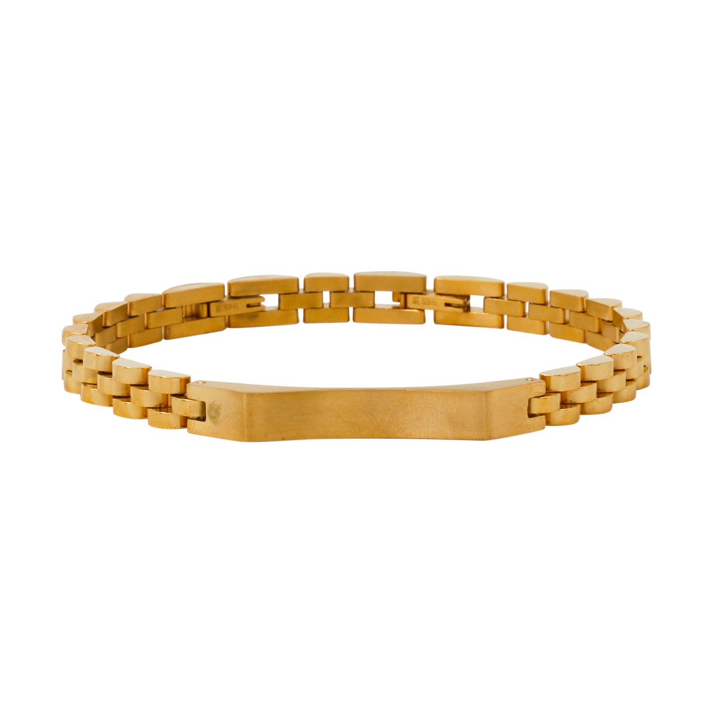 7mm Stainless Steel Id Bracelet - SBR-370