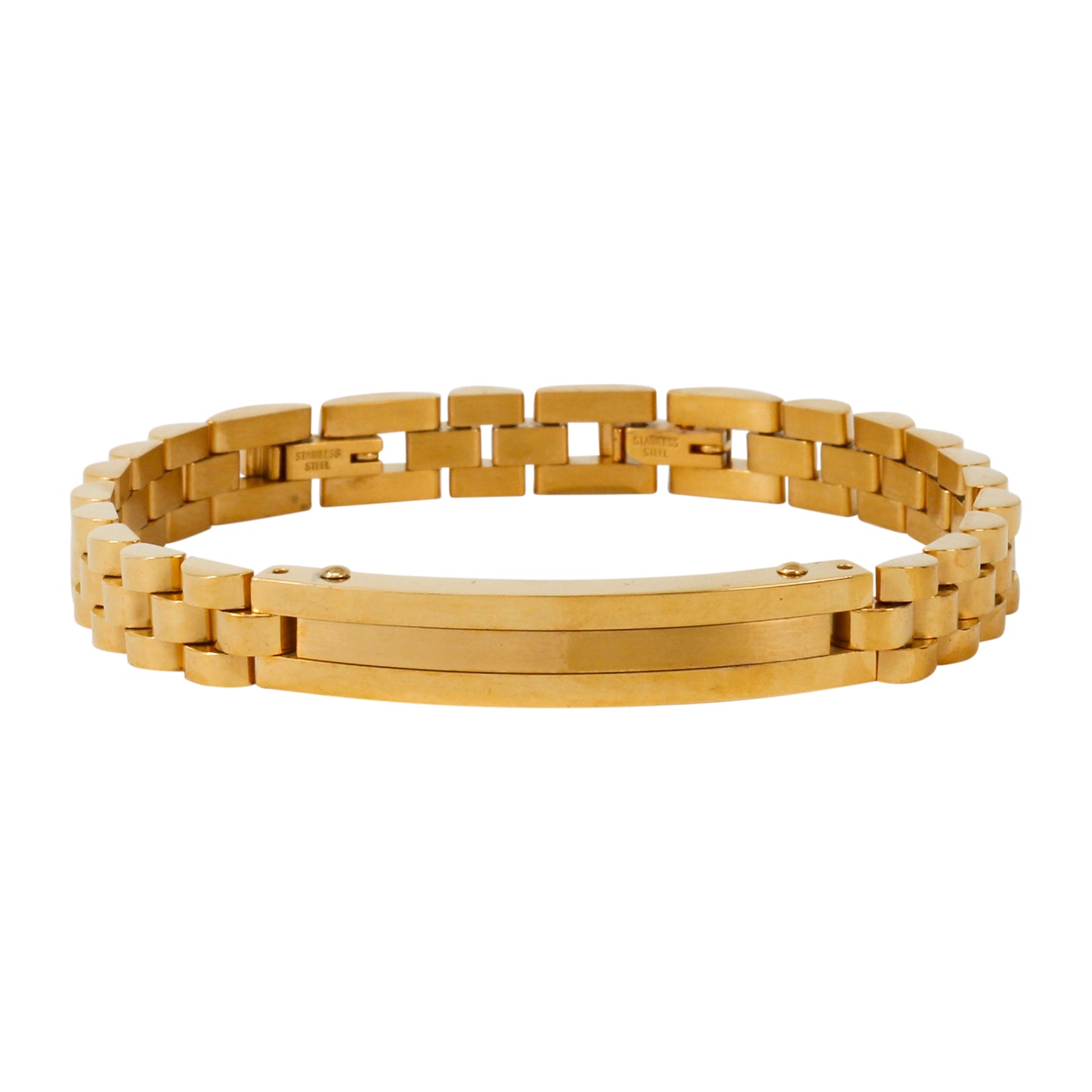 8mm Stainless Steel Id Bracelet - SBR-371