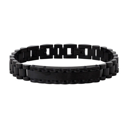 10mm Stainless Steel Id Bracelet - SBR-374