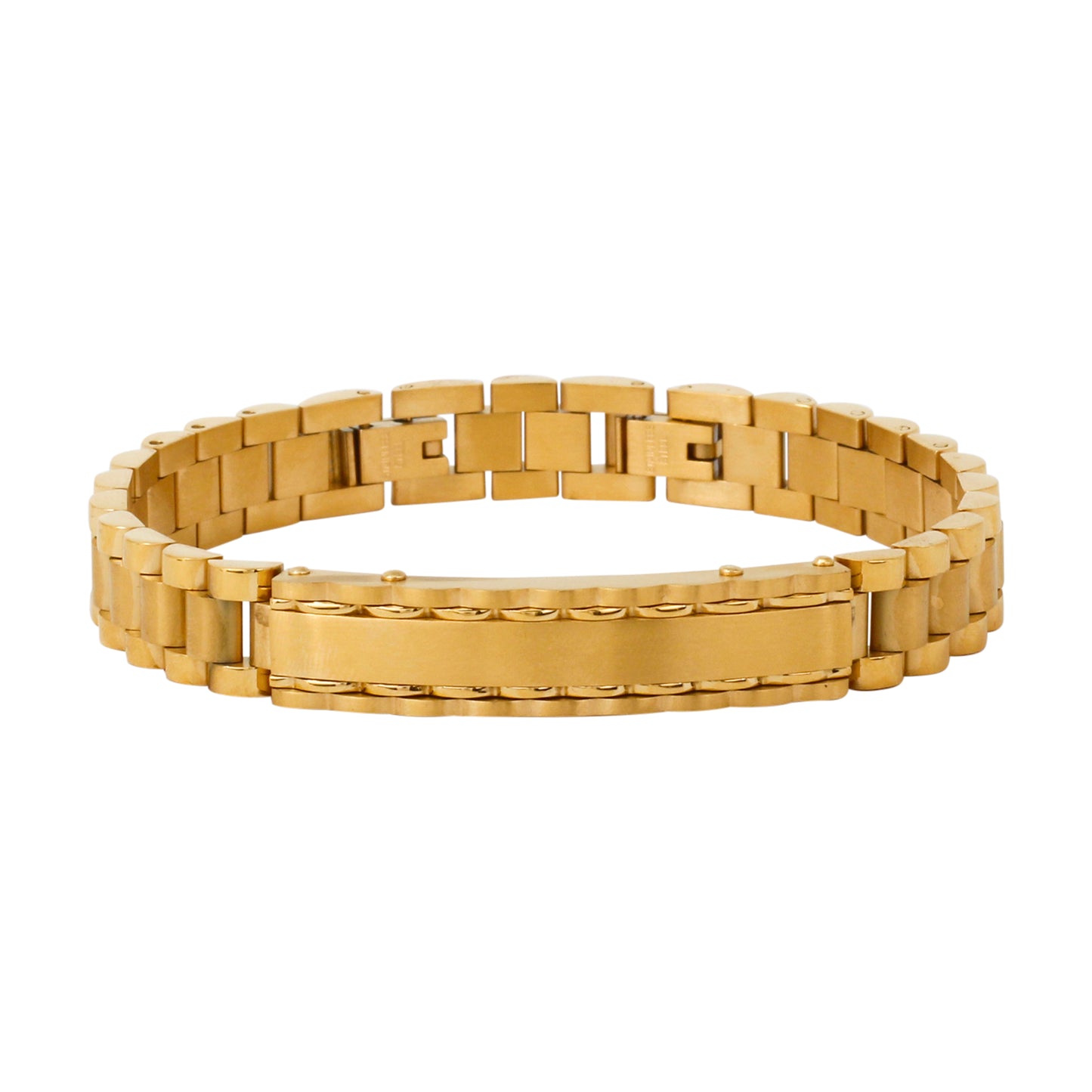 10mm Stainless Steel Id Bracelet - SBR-374