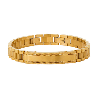 10mm Stainless Steel Id Bracelet - SBR-374