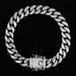 12mm Solid Cuban Bracelet - SCH-822-B