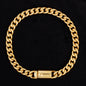 7mm Solid Cuban Bracelet - SCH-901-B**
