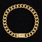8mm Solid Cuban Bracelet - SCH-902-B**