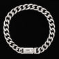 8mm Solid Cuban Bracelet - SCH-902-B**
