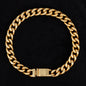 8mm Solid Cuban Bracelet - SCH-912-B**