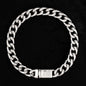 10mm Solid Cuban Bracelet - SCH-913-B**
