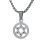 Mini Star Necklace with 2.5mm Round Box Chain 24" - SCP-020**