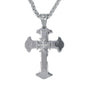 Mini Cross Necklace with 2.5mm Round Box Chain 24" - SCP-032