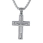 Mini Cross Necklace with 2.5mm Round Box Chain 24" - SCP-035