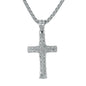 Mini Cross Necklace with 2.5mm Round Box Chain 24" - SCP-036