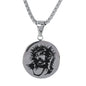 Mini Jesus Necklace with 2.5mm Round Box Chain 24" - SCP-043**