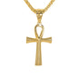 Mini Cross Necklace with 2.5mm Round Box Chain 24" - SCP-056