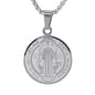 Mini Jesus Necklace with 2.5mm Round Box Chain 24" - SCP-063**