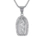 Mini Jesus Necklace with 2.5mm Round Box Chain 24" - SCP-073