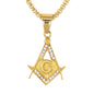 Mini Free Mason Necklace with 2.5mm Round Box Chain 24" - SCP-074