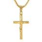 Mini Crucifix Necklace with 2.5mm Round Box Chain 24" - SCP-079**