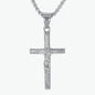 Mini Crucifix Necklace with 2.5mm Round Box Chain 24" - SCP-079**