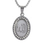 Medium Islamic Necklace with 3mm Round Box Chain 24" - SCP-112**