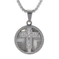 Medium Cross Necklace with 3mm Round Box Chain 24" - SCP-164**