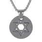 Medium Star Necklace with 3mm Round Box Chain 24" - SCP-183**