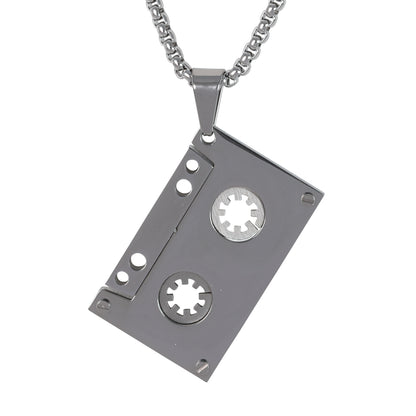 Medium Music Necklace with 3mm Round Box Chain 24" - SCP-188