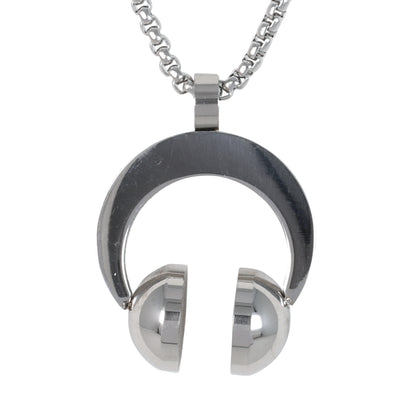 Medium Music Necklace with 3mm Round Box Chain 24" - SCP-198**
