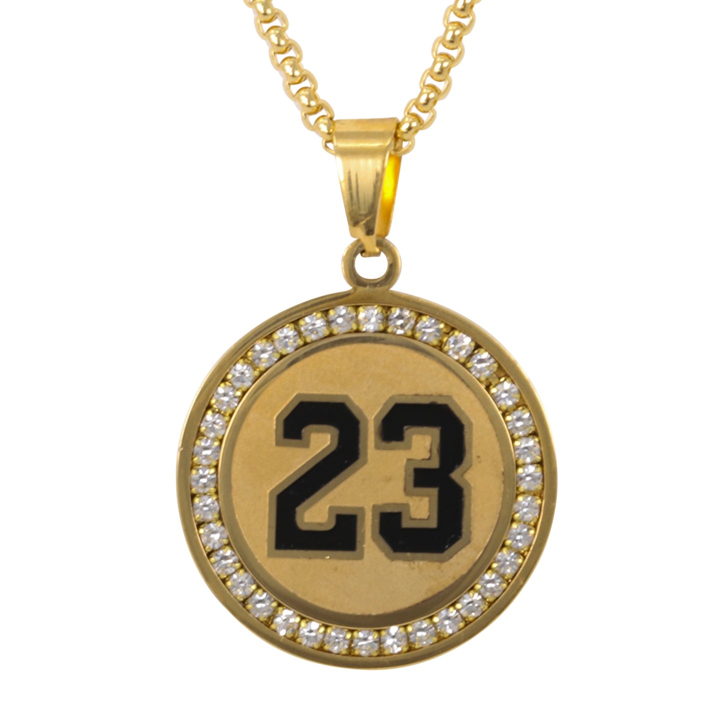 Medium Weight Lifting Necklace with 3mm Round Box Chain 24" - SCP-255**