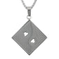 Medium Plug Socket Necklace with 3mm Round Box Chain 24" - SCP-264**