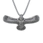 Large Hawk Necklace with 3mm Round Box Chain 24" - SCP-3038**