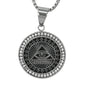 Large Free Mason Necklace with 3mm Round Box Chain 24" - SCP-3045**