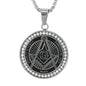 Large Free Mason Necklace with 3mm Round Box Chain 24" - SCP-3046**