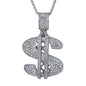 Large Money Necklace with 3mm Round Box Chain 24" - SCP-3066**