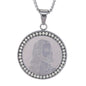 Large Jesus Necklace with 3mm Round Box Chain 24" - SCP-3078**