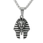 Large Egyptian Necklace with 3mm Round Box Chain 24" - SCP-3079**