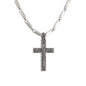 Large Cross Necklace with 4mm Bullet Chain 24" - SCP-707**