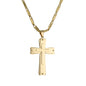 Large Cross Necklace with 4mm Bullet Chain 24" - SCP-708**